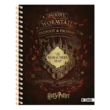 Harry Potter Cuaderno A4 120hs Tapa Dura