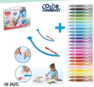 Set Maped Creativ Blow Pen 24 Colores