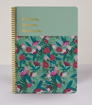 Fera-Cuaderno A4 Flores Verdes X 80hs Raya