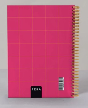 Fera-Cuaderno A5 Liso Pensamientos Aleatorios X 96hs Lisas