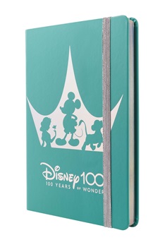 Disney 100 Aã‘os Cuaderno A5 Tapa Dura Rayado