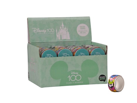 Disney 100 Aã‘os Washi Tape Stickers Redondos