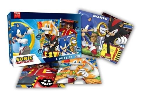 Puzzles 2x48 Y 2x56 Piezas Sonic