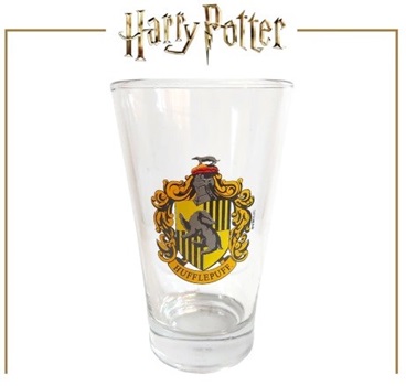 Harry Potter Vaso Conico Escudo Hufflepuff