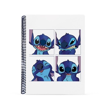 Stitch Cuaderno A4 Tapa Semirigida 80 Hs