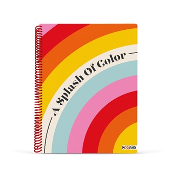 Rainbow Cuaderno A4 Tapa Semirigida 80hs