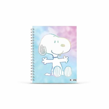Snoopy Cuaderno 16x21 Tapa Dura Espiral
