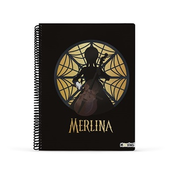 Merlina Cuaderno A4 Tapa Semirigida 80hs