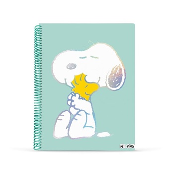 Snoopy Cuaderno A4 Tapa Semirigida 80hs