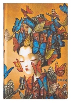 Agenda 2024 Paperblanks Semanal Madame Butterfly Lacombe Mini