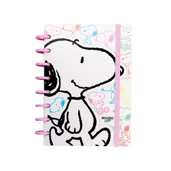 Snoopy Cuaderno Mooving Con Sistema De Discos A5