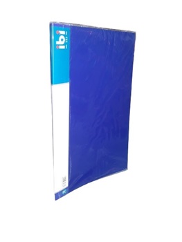 Carpeta Plastico Oficio 10 Folios Ibi Azul